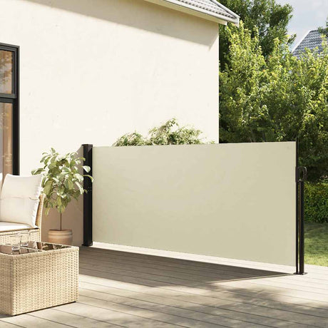 Vidaxx pare-vent extensible 100x300 cm couleur crème