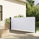 Pare-brise vidaxl extensible 100x300 cm blanc