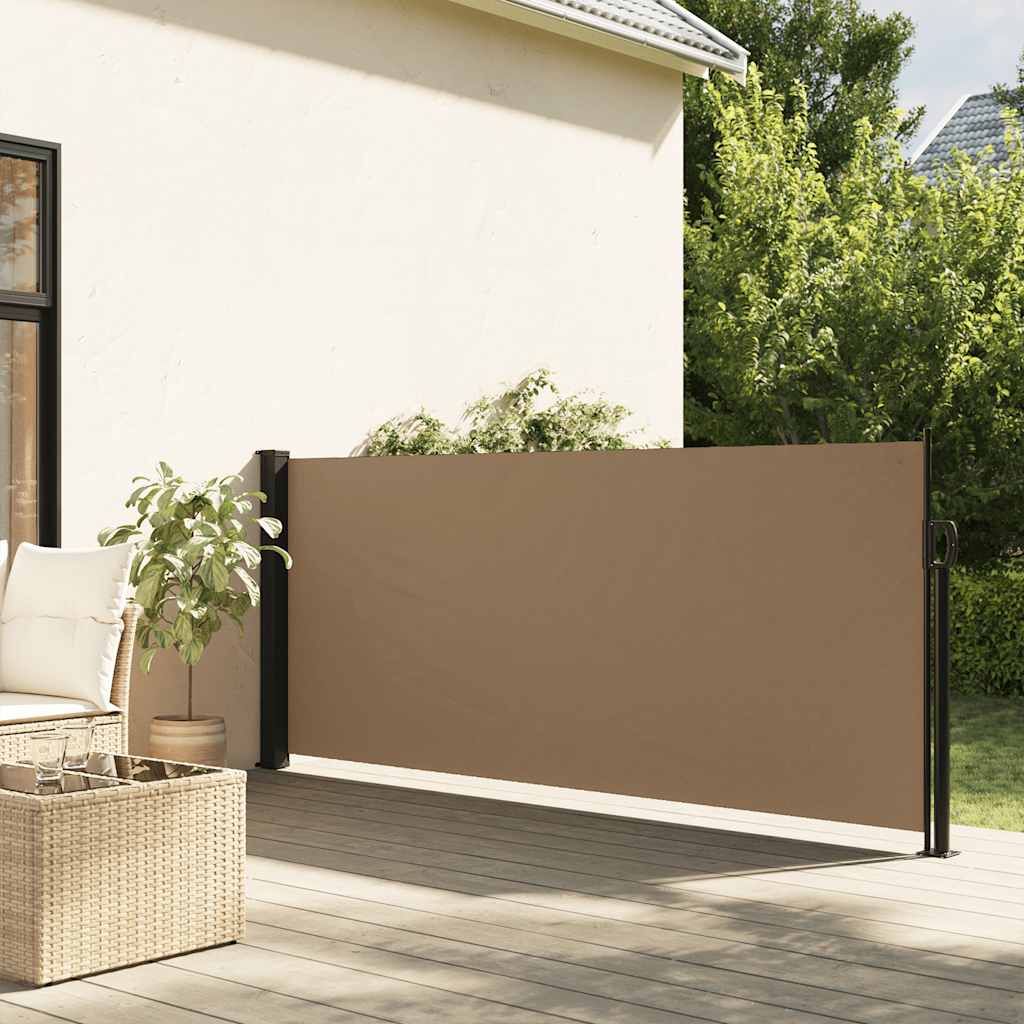 Vidaxx pare-vent extensible 117x300 cm taupe