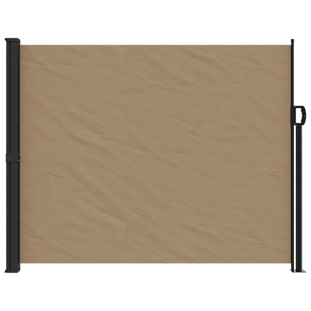 Pare-brise vidaxl rétractable 170x300 cm taupe