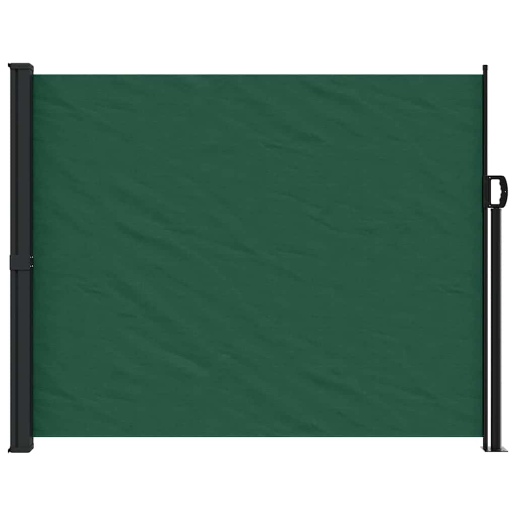 Vidaxx paravent de jardin rétractable 170x300 cm vert foncé