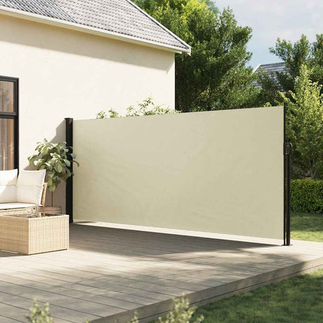 Vidaxx pare-vent extensible 180x300 cm couleur crème
