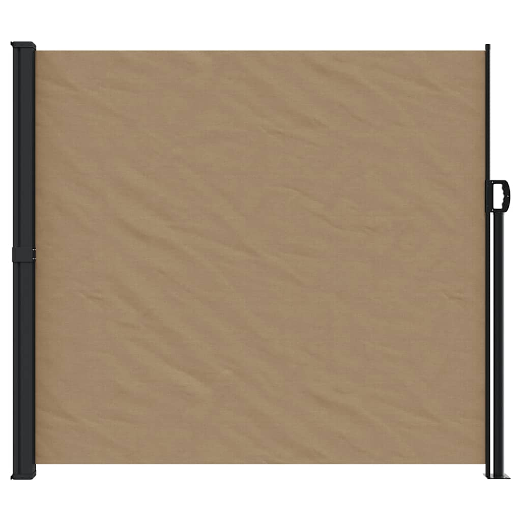 Vidaxl windscherm uittrekbaar 180x300 cm taupe