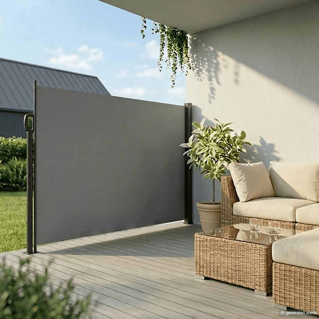 Vidaxx pare-vent extensible 220x300 cm anthracite