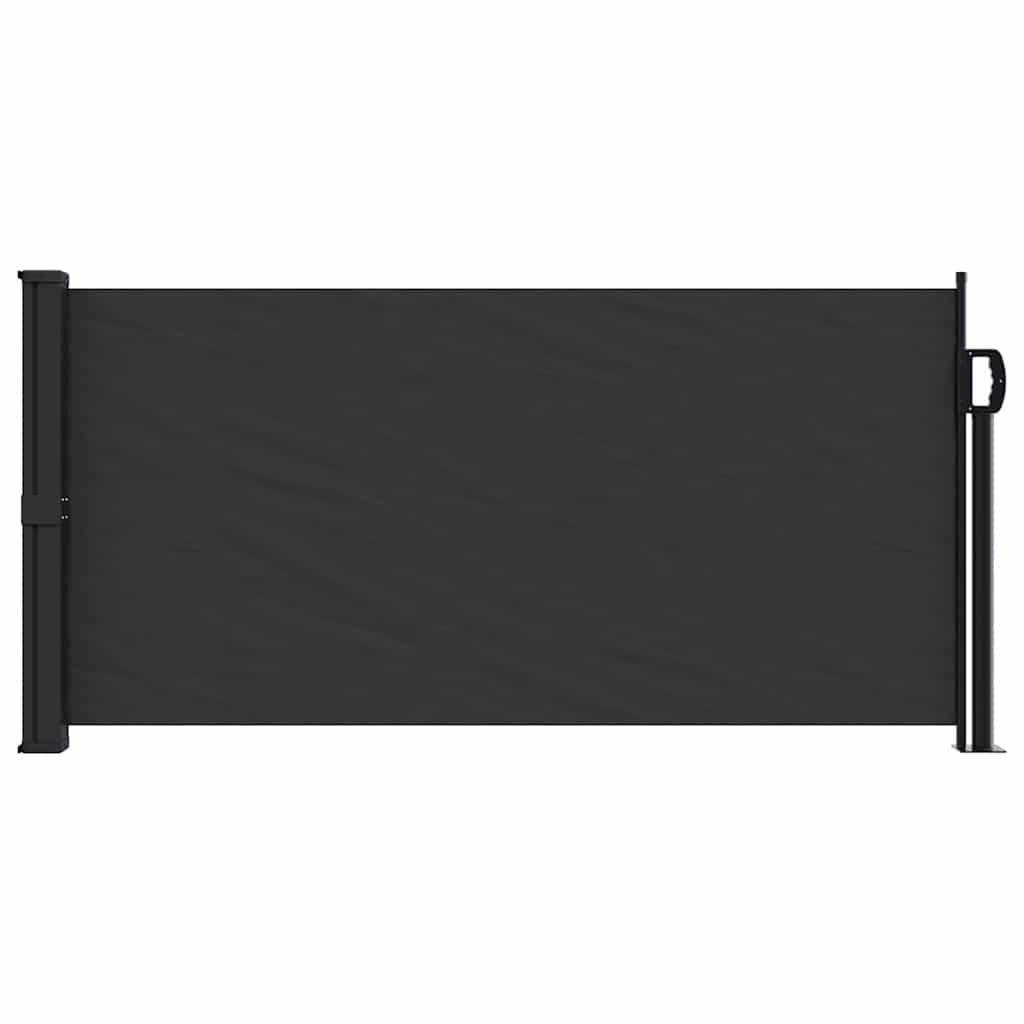 VidaXL Windshield Extendable 100x500 cm Black