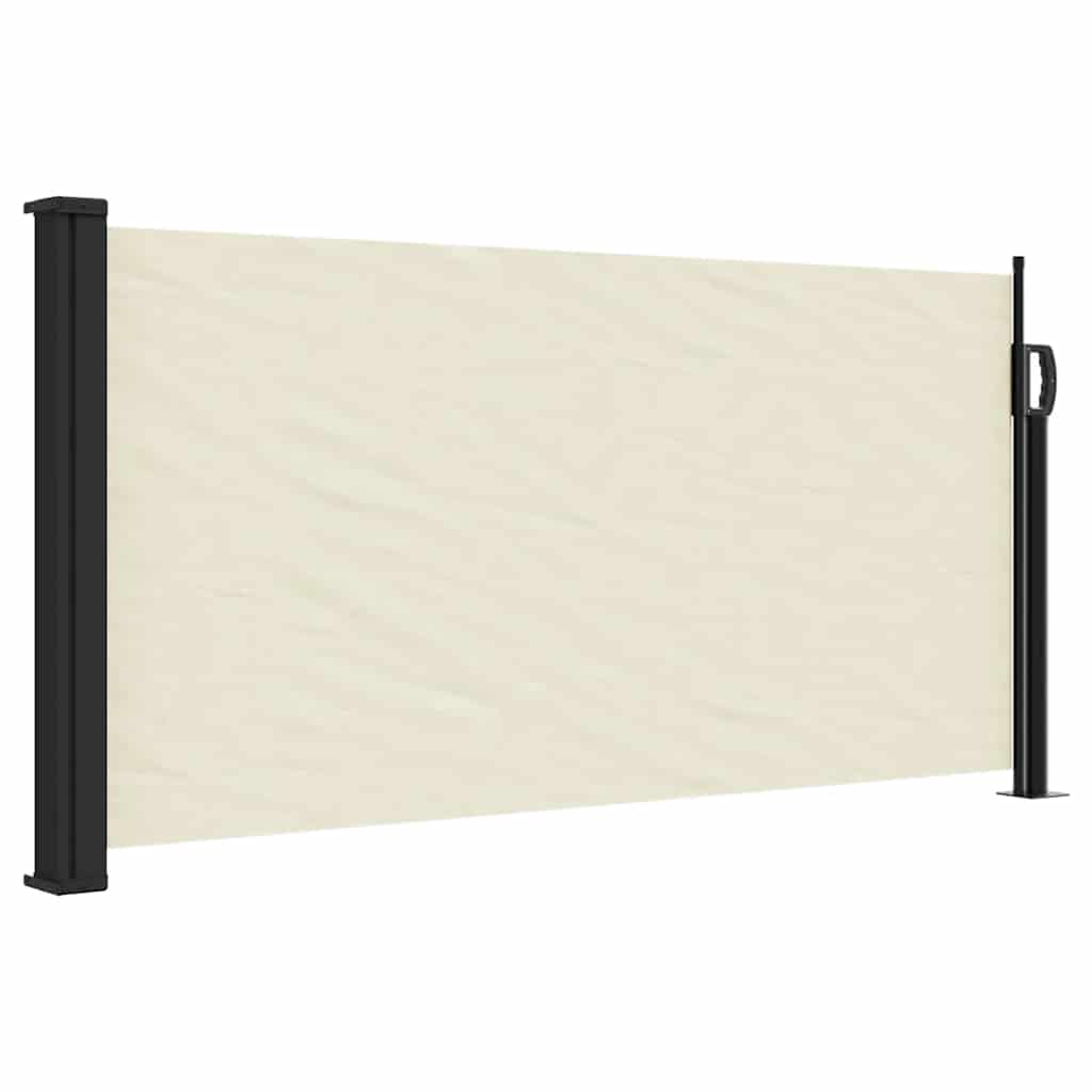 Vidaxx pare-vent extensible 100x500 cm couleur crème
