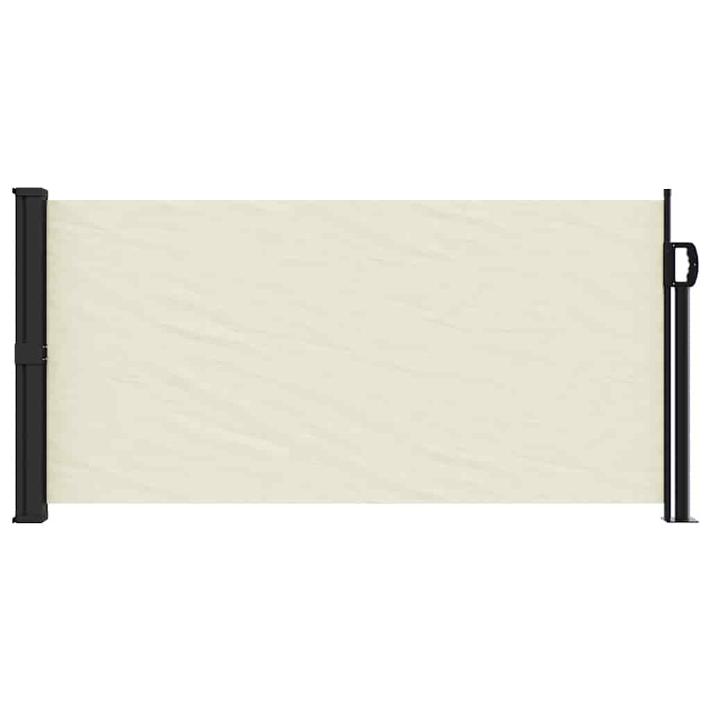 Pare-brise Vidaxl extensible 100x500 cm crème -colored