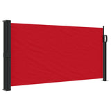 Vidaxl windscherm uittrekbaar 100x500 cm rood