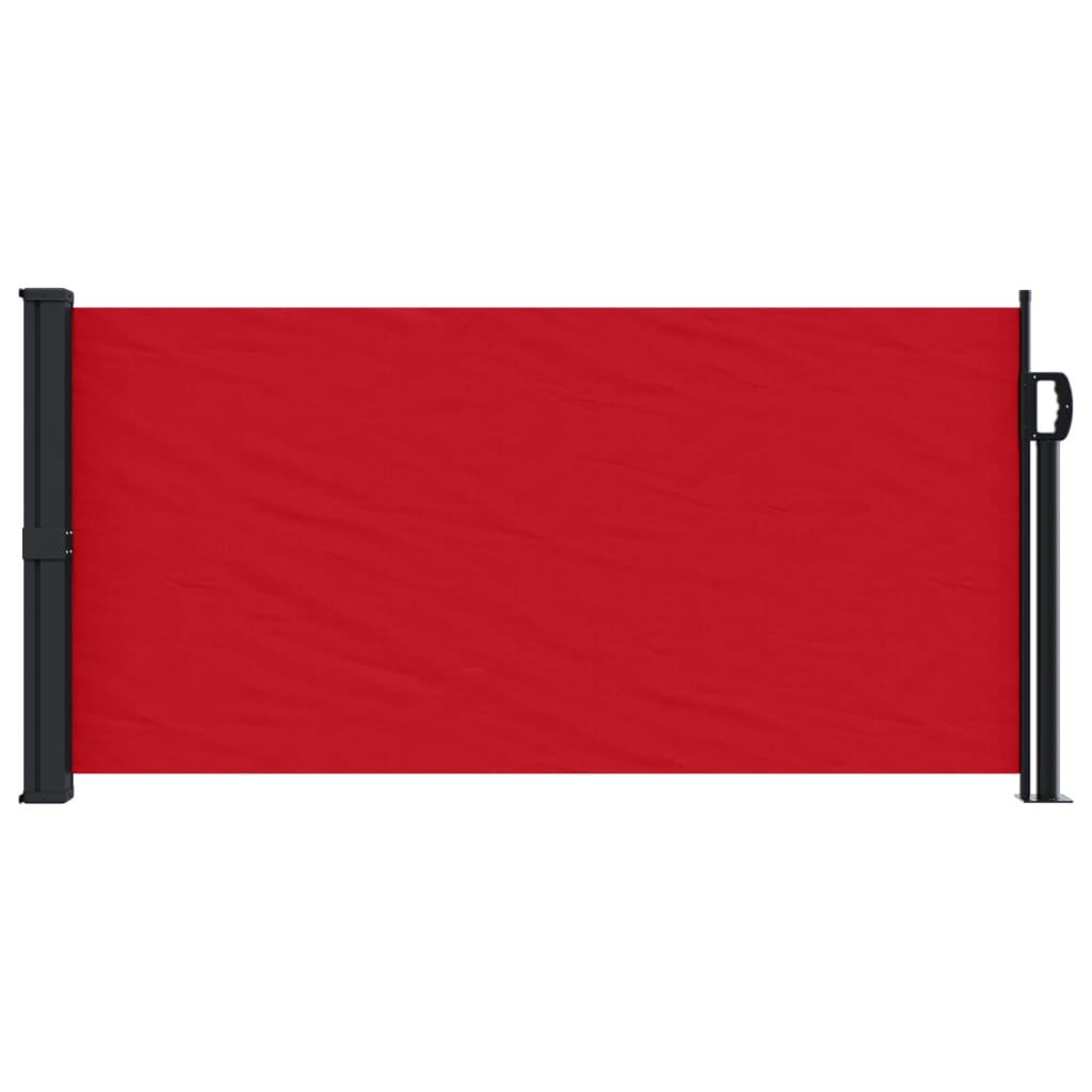 Vidaxx pare-vent extensible 100x500 cm rouge