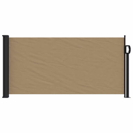 Vidaxl windscherm uittrekbaar 100x500 cm taupe