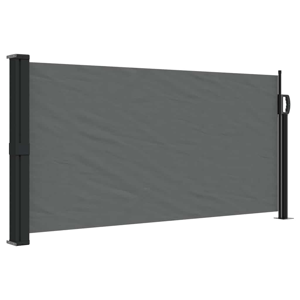 Pare-brise Vidaxl extensible 100x500 cm anthracite -colored