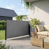 Vidaxx pare-vent extensible 100x500 cm anthracite