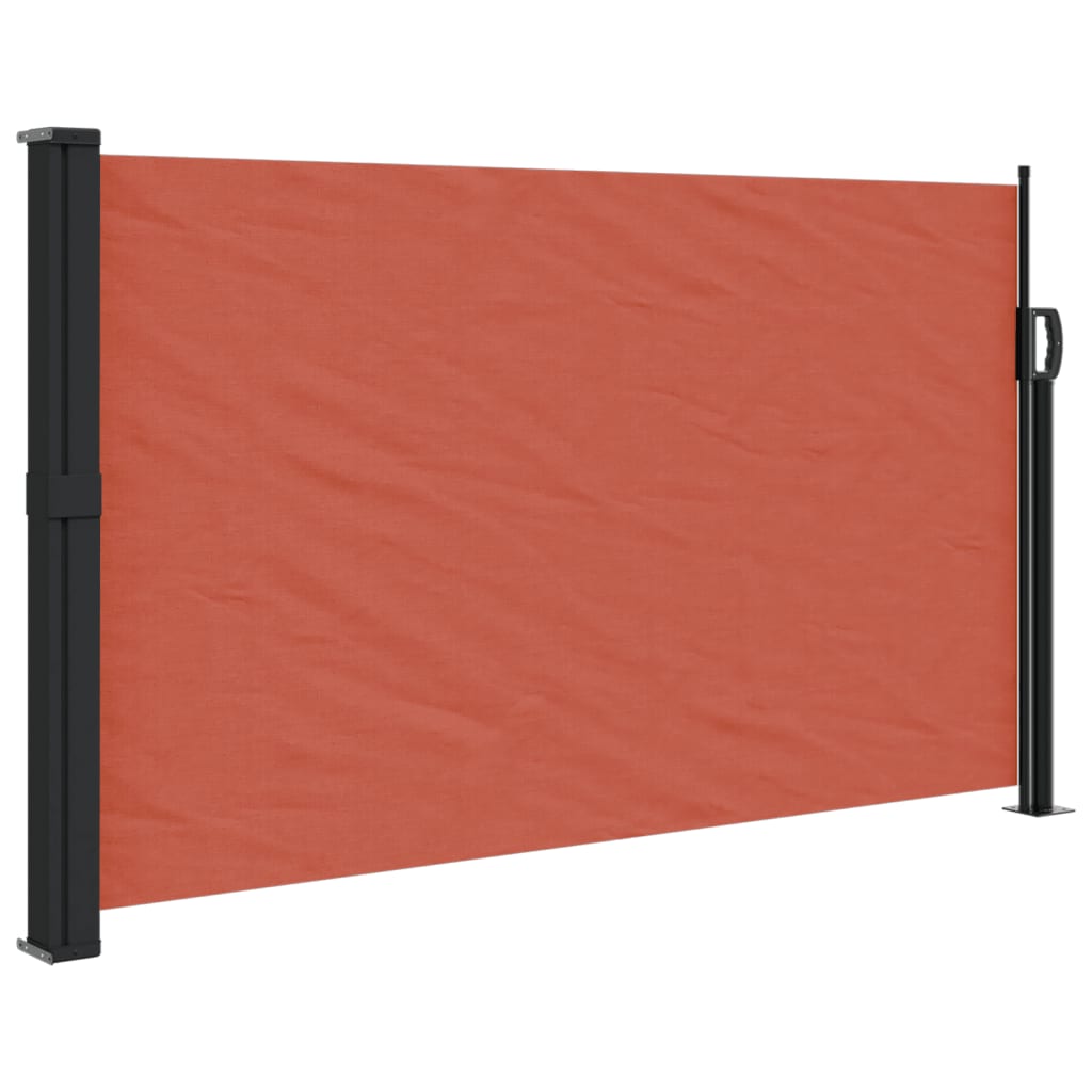 VidaXL Windshield Extendable 120x500 cm Terracotta