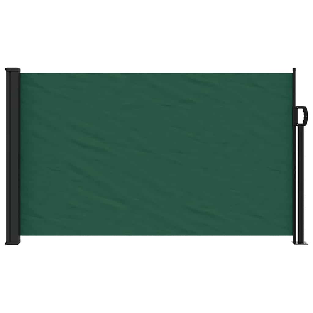 VidaXL Pare-vent extensible 120x500 cm vert foncé