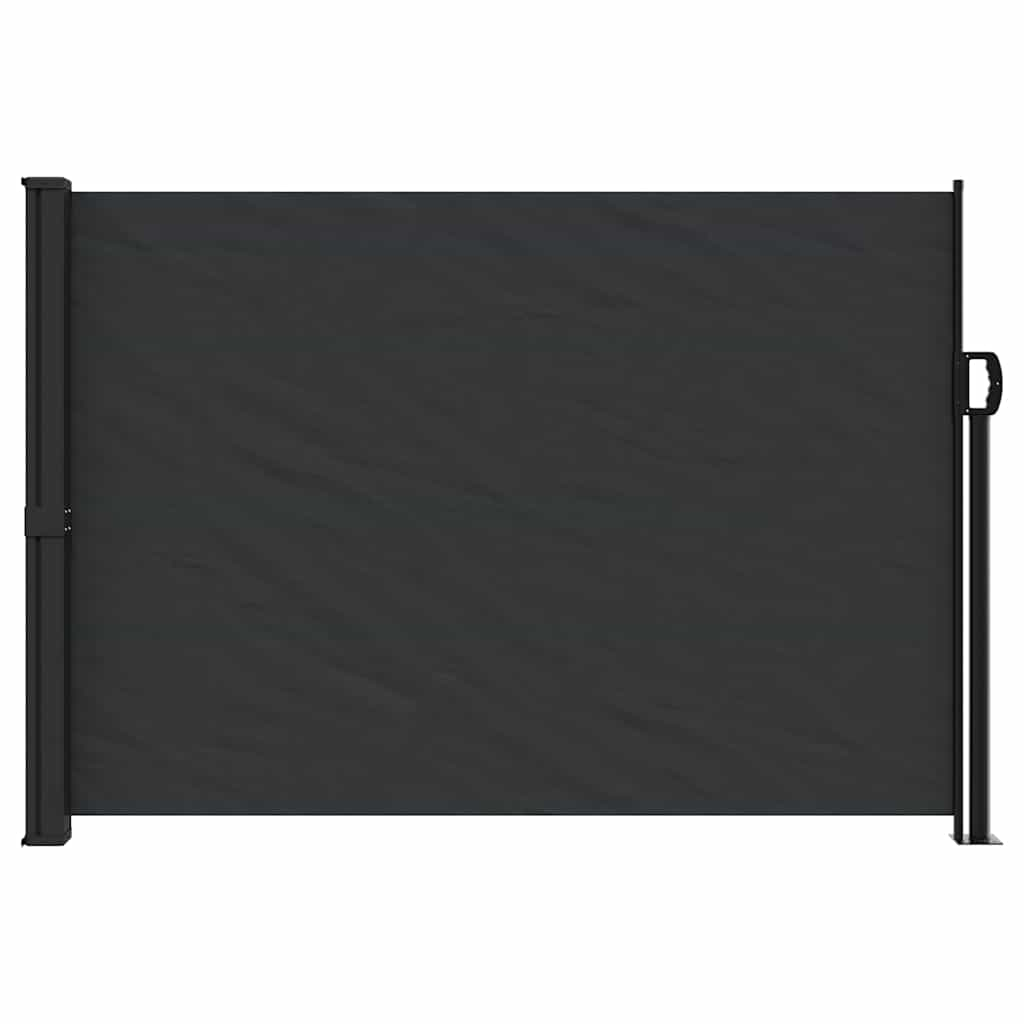 Pare-brise Vidaxl extensible 140x500 cm noir