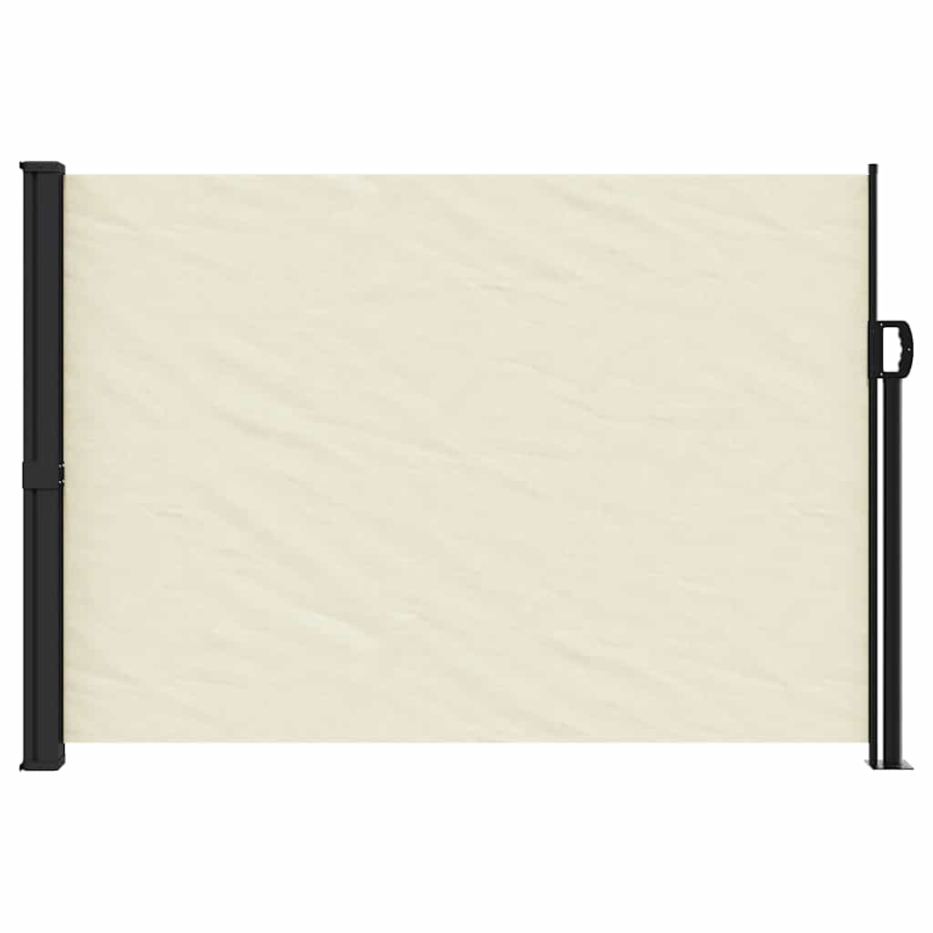 VidaXL Windshield Extendable 140x500 cm Cream -colored