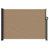 Vidaxl Windshield utdragbar 140x500 cm taupe