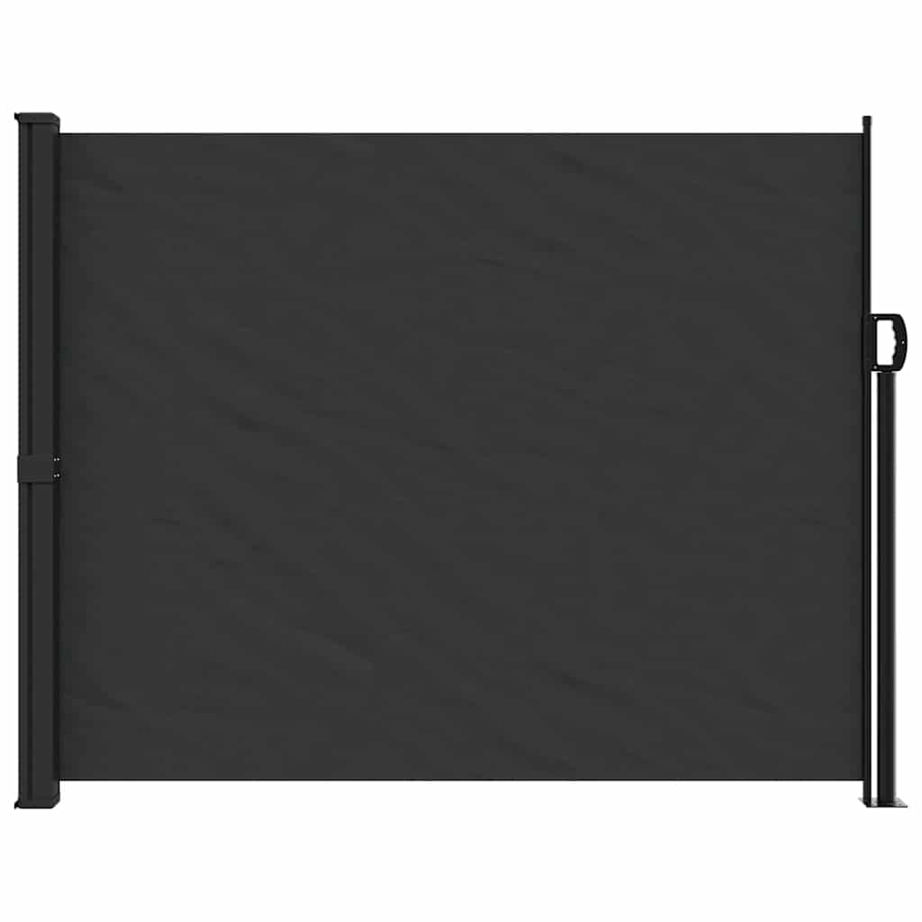 VidaXL Windshield Extendable 160x500 cm Black