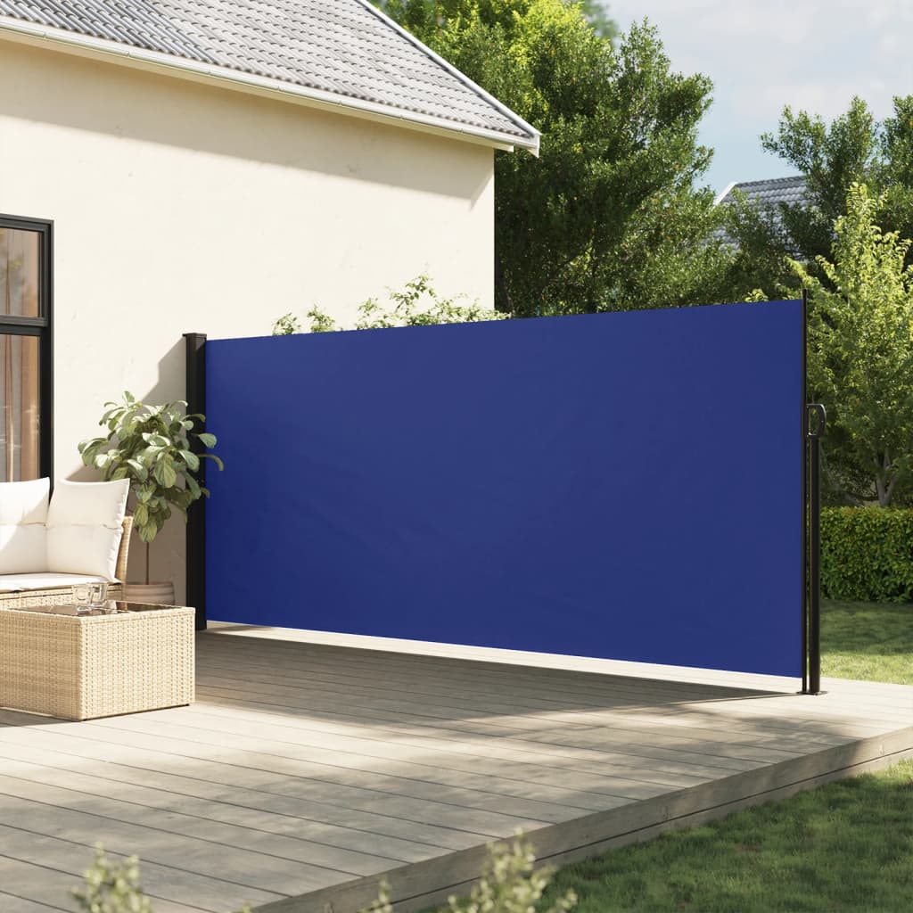 VidaXL Windshield Extendable 160x500 cm blue