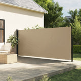 Vidaxl windscherm uittrekbaar 160x500 cm beige