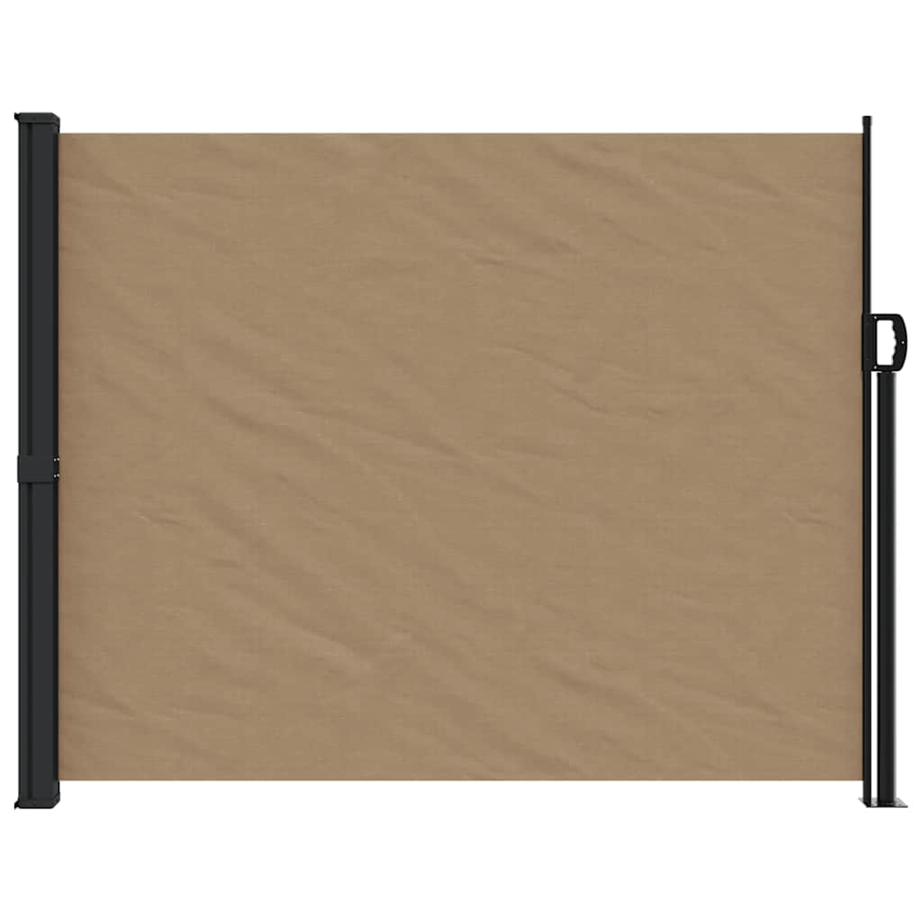 BIDAXL Windshield utdragbar 160x500 cm taupe