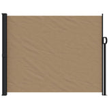 Vidaxl Windshield utvidbar 160x500 cm taupe