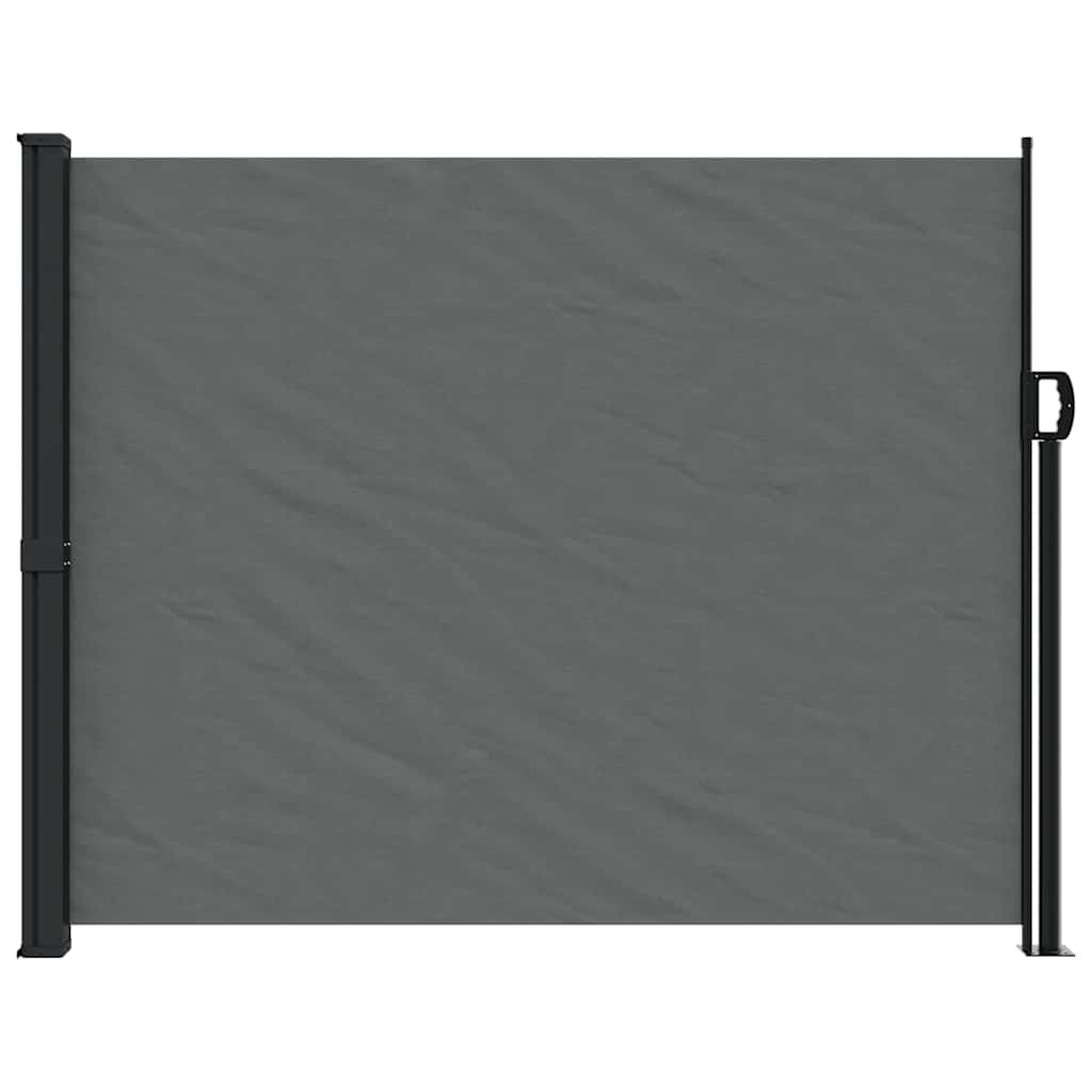 Pare-brise Vidaxl extensible 160x500 cm anthracite -colored