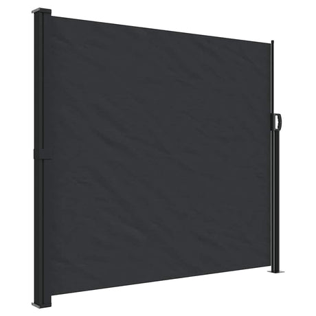 Vidaxx pare-vent extensible 180x500 cm noir