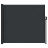 Pare-brise Vidaxl extensible 180x500 cm noir