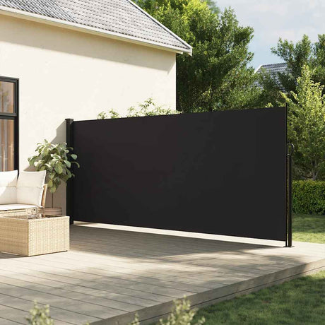 Vidaxx pare-vent extensible 180x500 cm noir