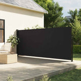 Vidaxl Windschutzscheibe ausziehbar 180 x 500 cm Schwarz