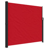 Vidaxl windscherm uittrekbaar 180x500 cm rood