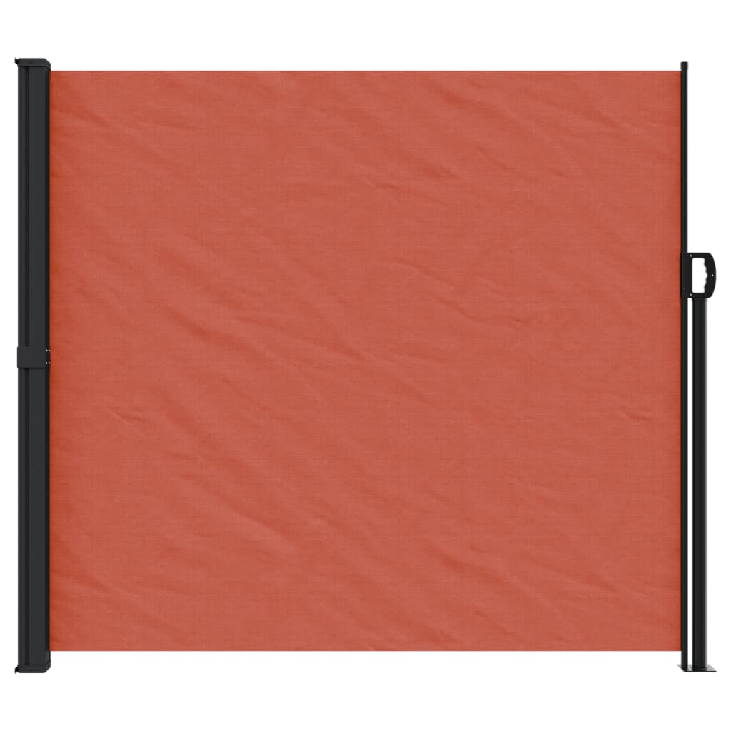 VidaXL Windshield Extendable 180x500 cm Terracotta