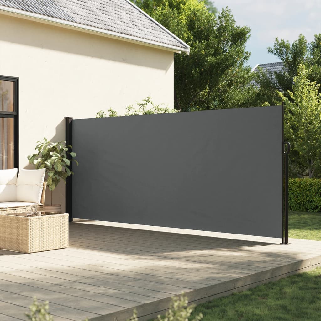 Bidaxl vindrutan utdragbar 180x500 cm antracite -färgad