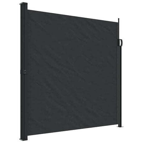 Vidaxx pare-vent extensible 200x500 cm noir