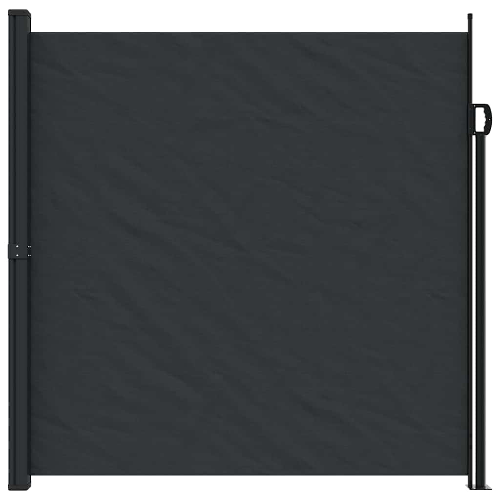 Vidaxx pare-vent extensible 200x500 cm noir