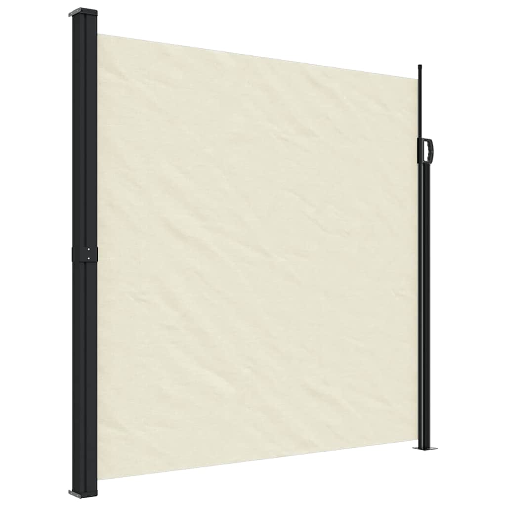 Vidaxx pare-vent extensible 200x500 cm couleur crème