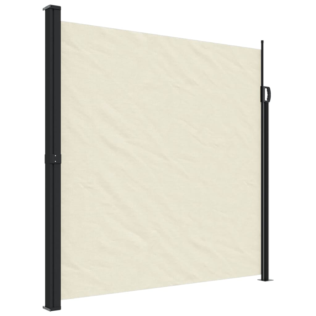 Pare-brise Vidaxl extensible 200x500 cm crème -colored