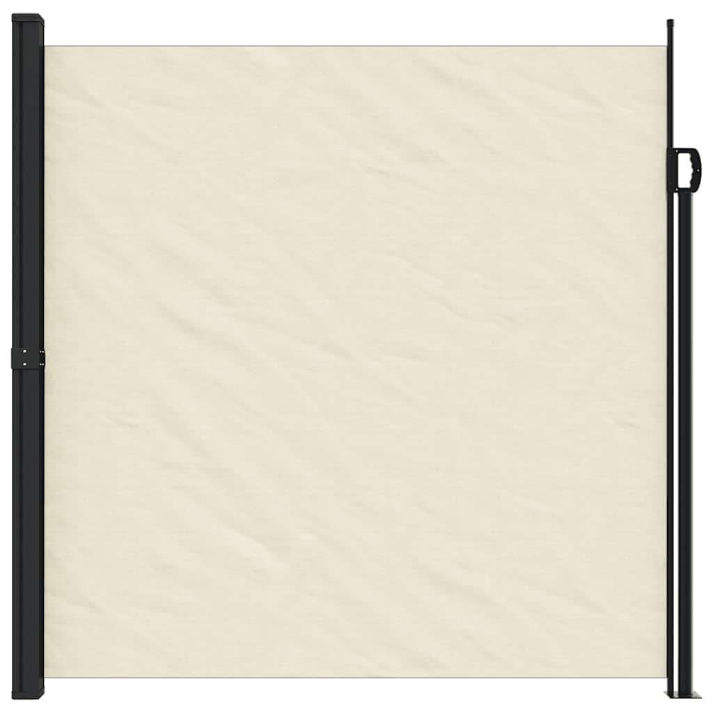 Pare-brise Vidaxl extensible 200x500 cm crème -colored