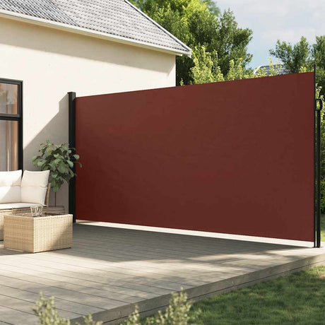 Vidaxx pare-vent extensible 200x500 cm marron