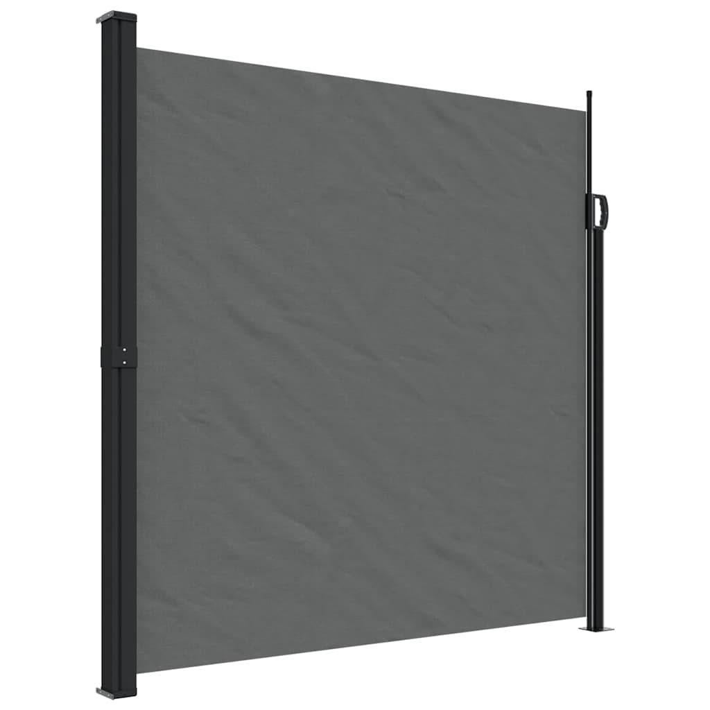 Vidaxx pare-vent extensible 200x500 cm anthracite
