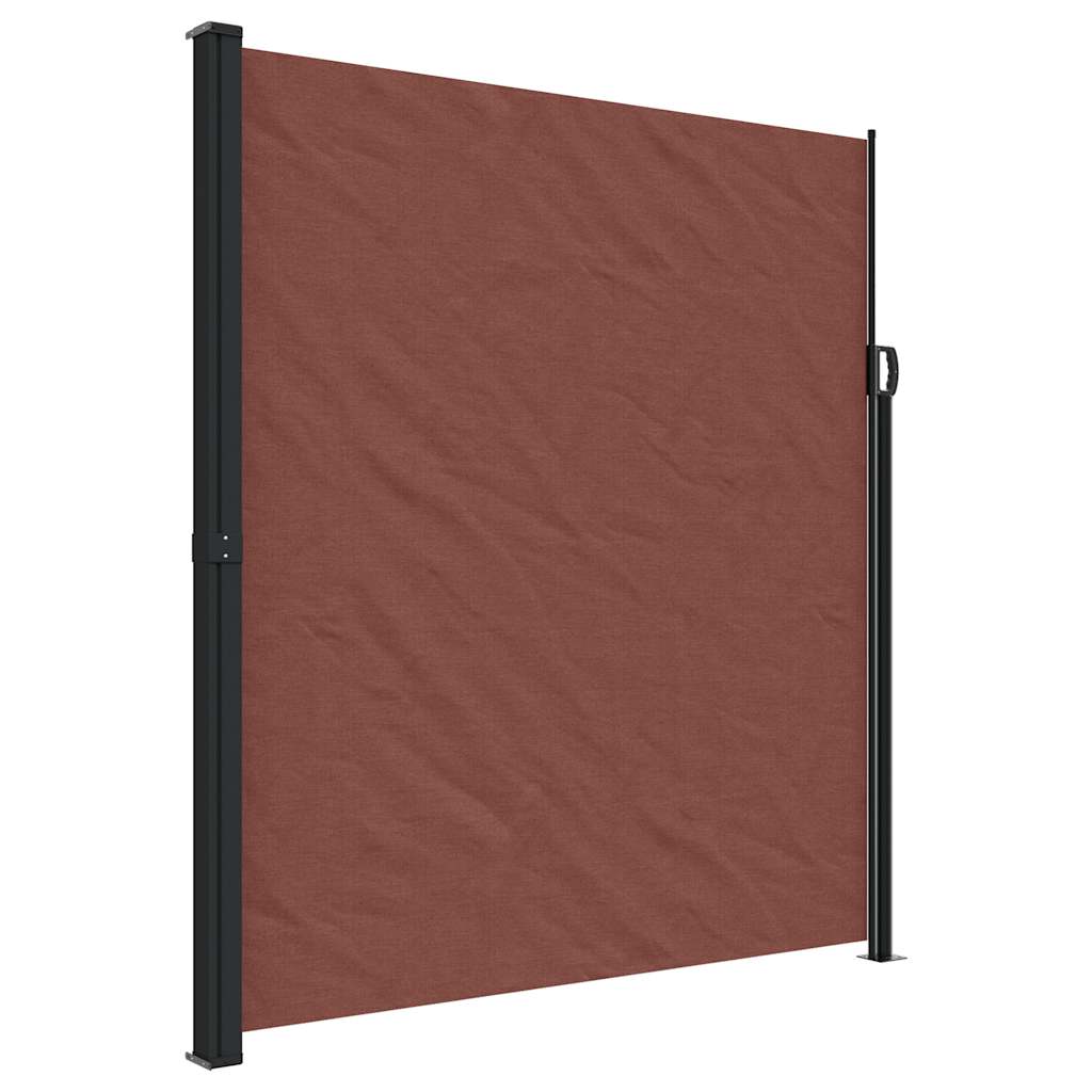 VidaXL Pare-vent extensible 220x500 cm marron