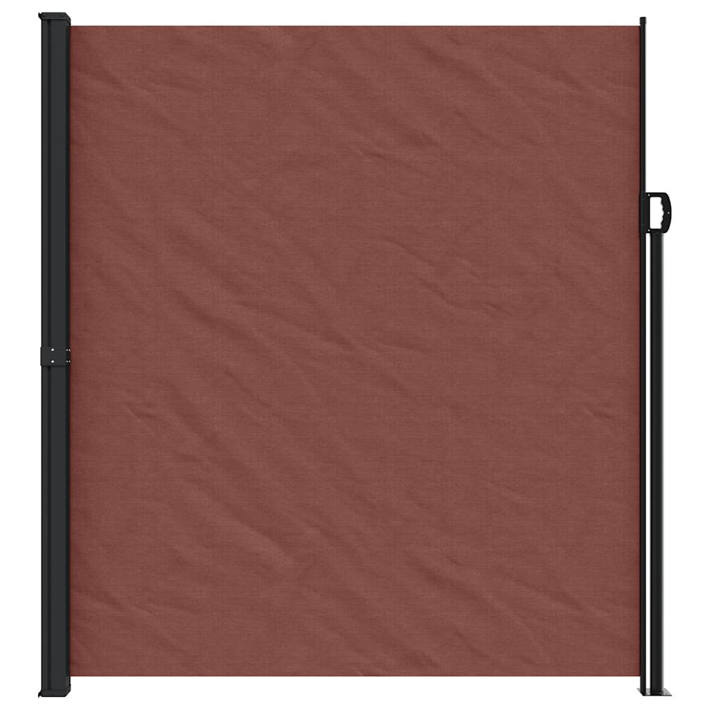 VidaXL Pare-vent extensible 220x500 cm marron