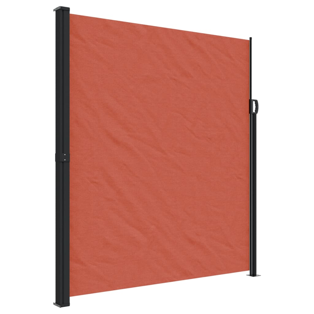 VidaXL Windshield Extendable 220x500 cm Terracotta