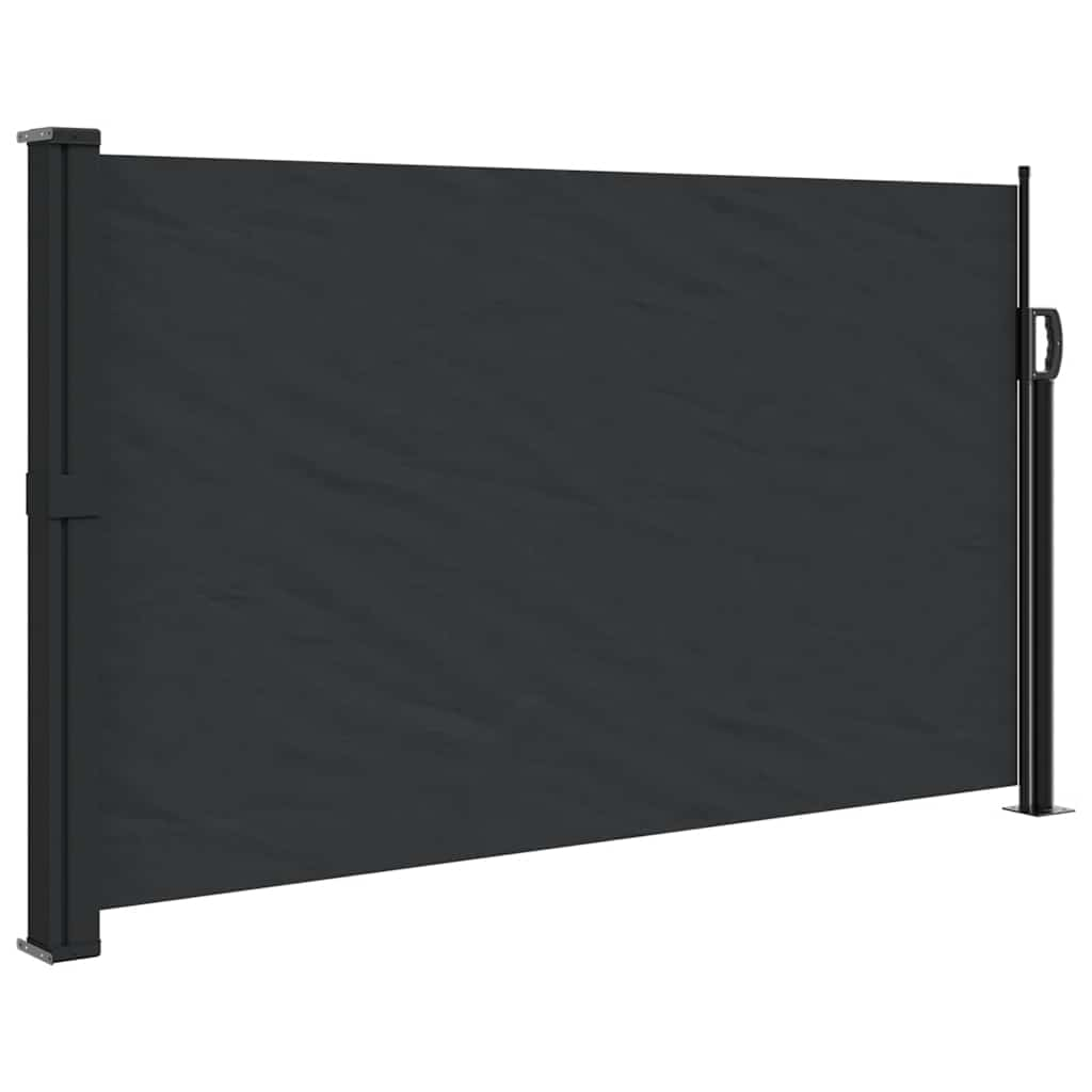 Vidaxl Windschutzscheibe ausziehbar 120 x 600 cm schwarz