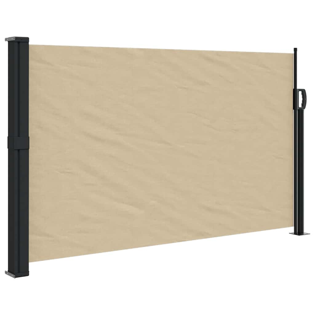 Vidaxl windscherm uittrekbaar 120x600 cm beige