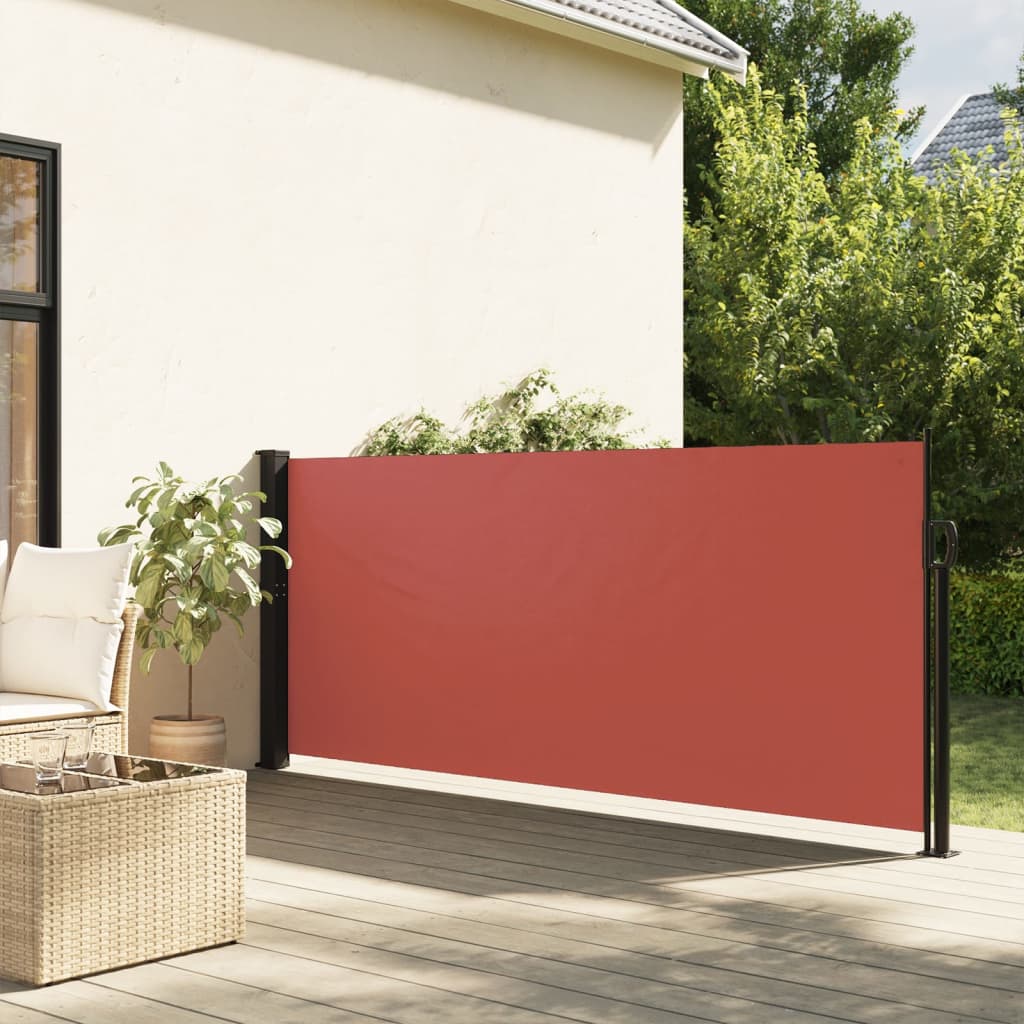 Vidaxl vindrutan utdragbar 120x600 cm terrakotta