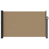 Pare-brise vidaxl extensible 120x600 cm taupe