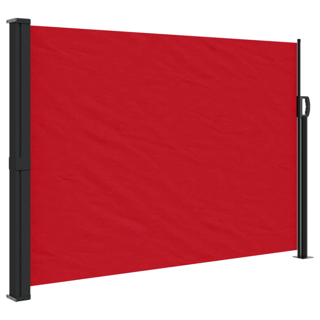 Vidaxx pare-vent extensible 140x600 cm rouge