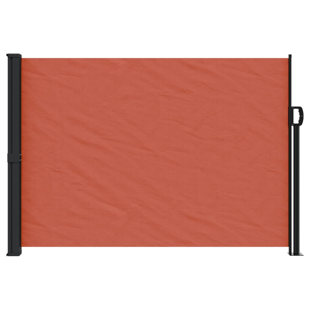 Vidaxx pare-vent extensible 140x600 cm terre cuite